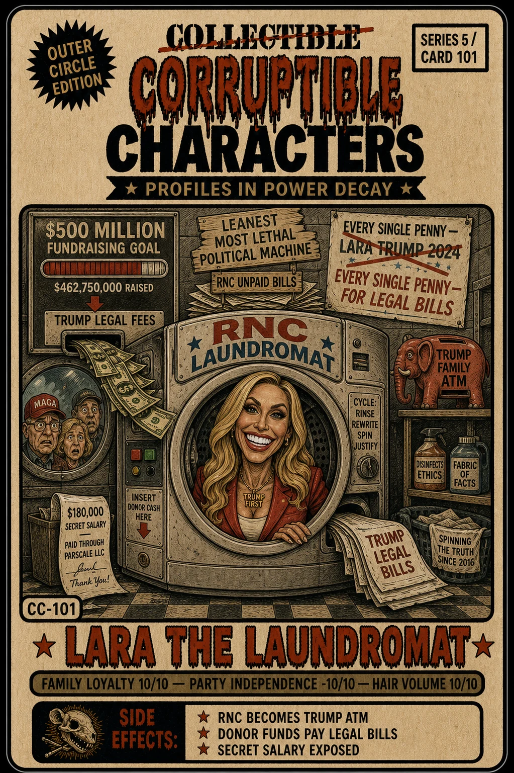 Lara the Laundromat, CC-101