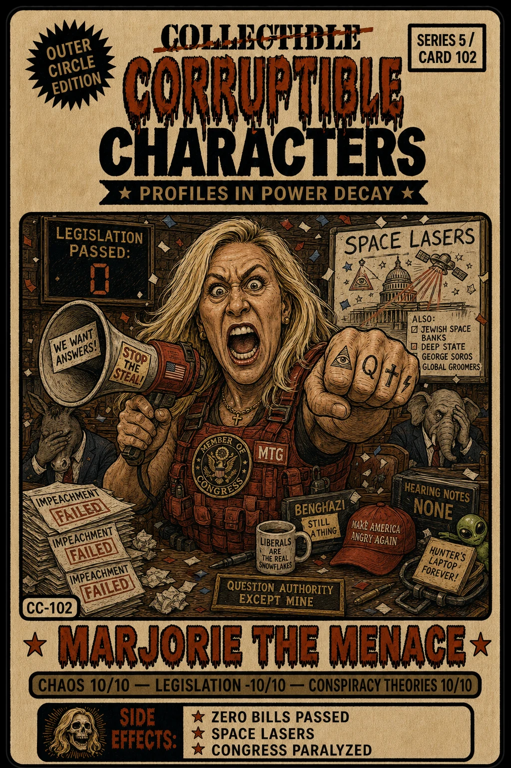 Marjorie the Menace, CC-102