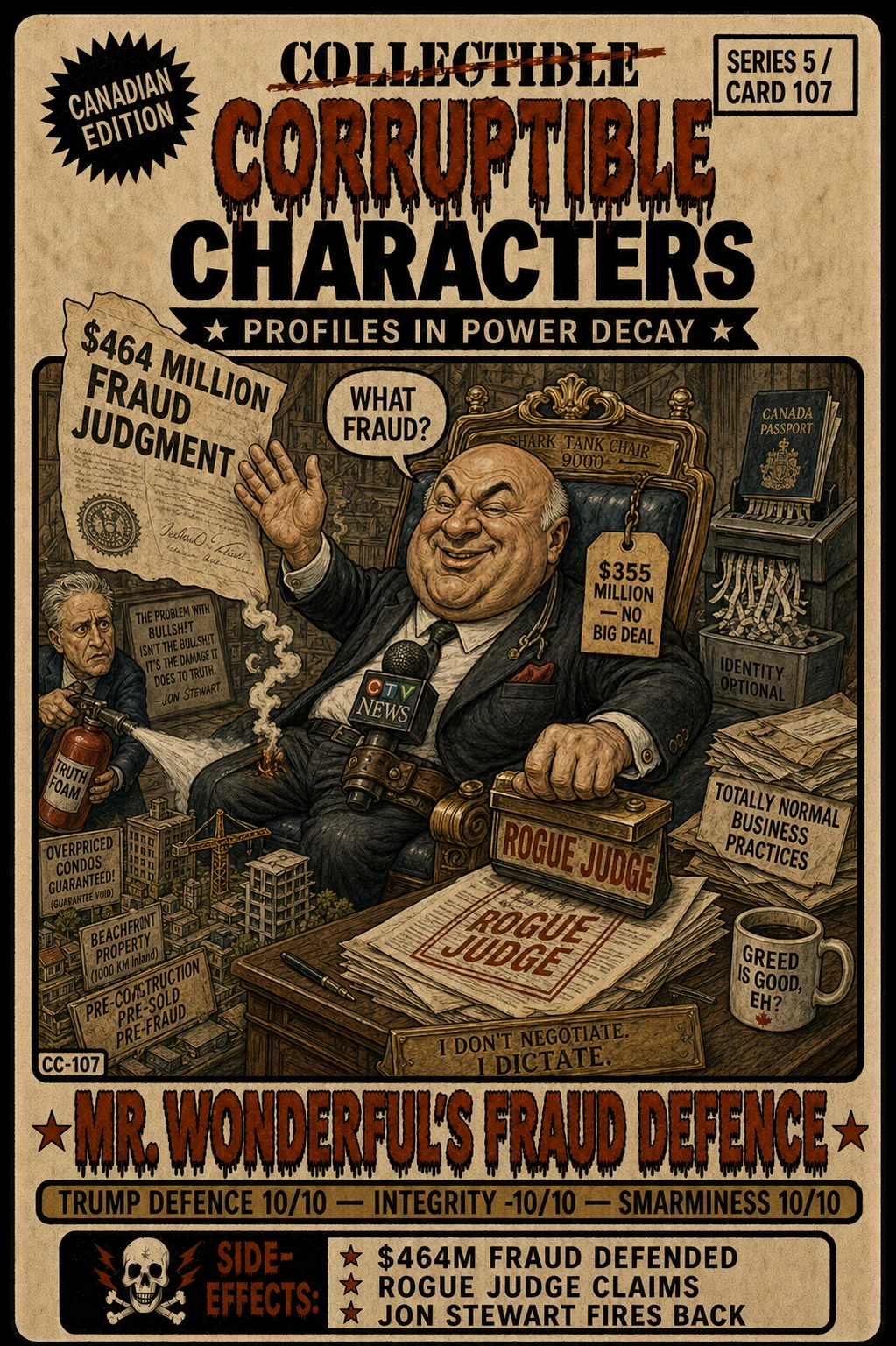 Mr. Wonderful's Fraud Defence, CC-107